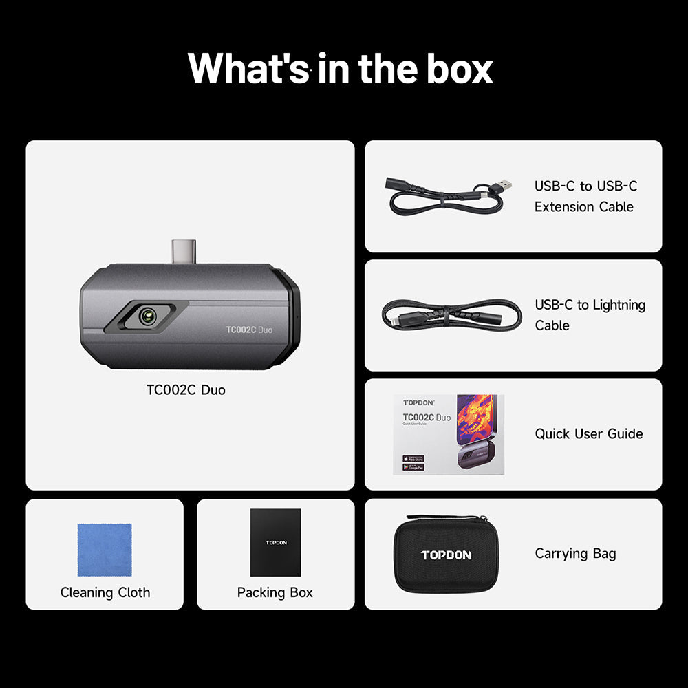TC002C Duo (USB-C iPhone & Android Geräte)