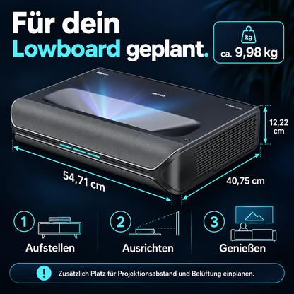 NexiGo Aurora Pro – 4K Ultra-Kurzdistanz-Laserprojektor