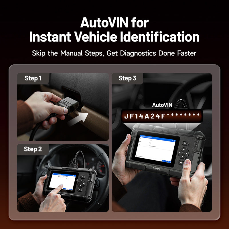 AutoVIN vehicle identification process with TOPDON ArtiDiag700