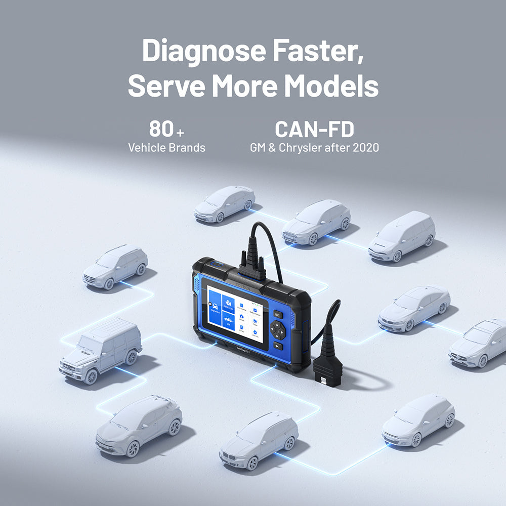 ArtiDiag600 S with vehicle icons representing compatibility