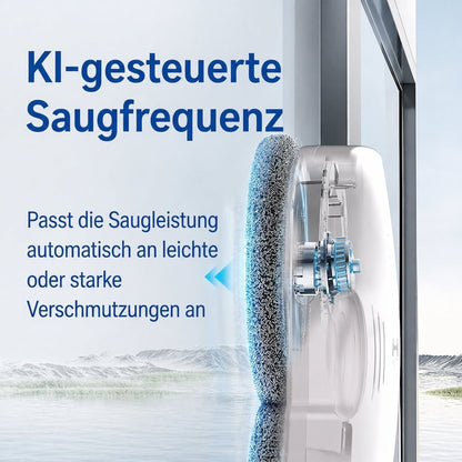 Fensterputzroboter Fensterreiniger Roboter 3800Pa – Automatisches Sprühen für Fenster, Glas, Spiegel & Fliesen