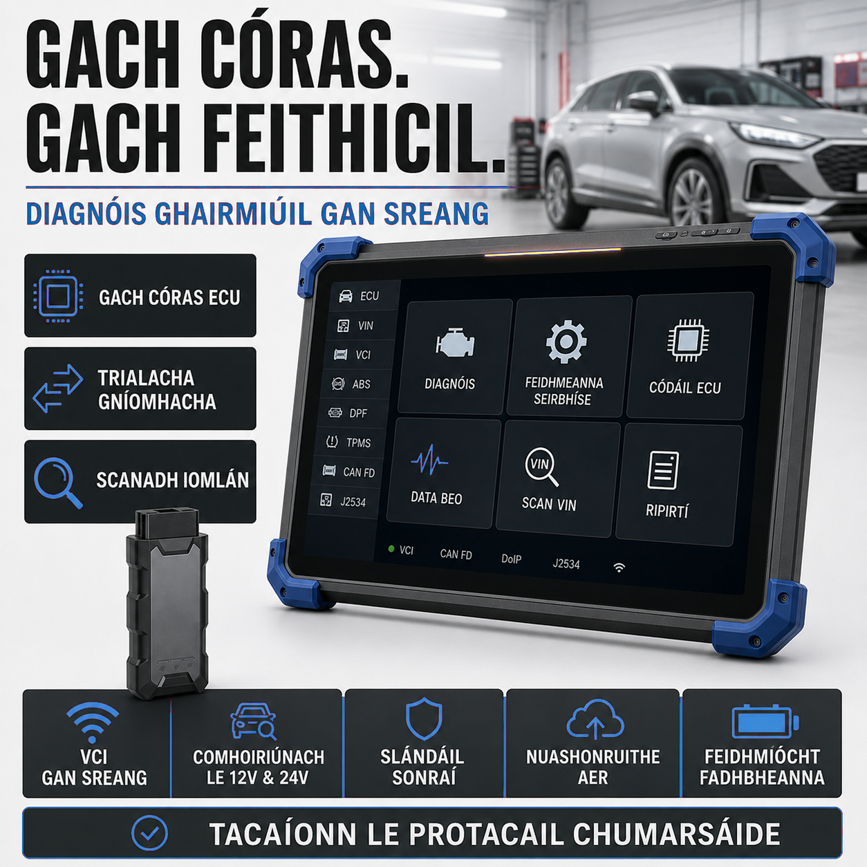 Kfz-Diagnosescanner Rock-23