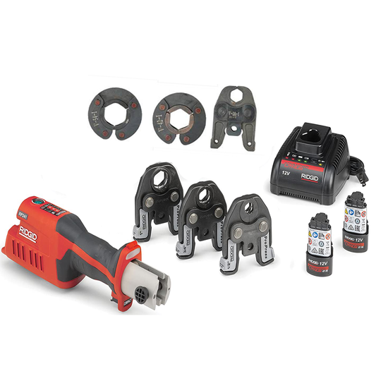 Pressmaschine Presszange für Kupferrohr ukiwm RP 241 Akku Presswerkzeug – ProPress 1/2–1 Zoll, 12V, Modell 57373