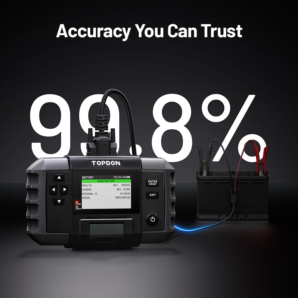 BT600 Plus showing accuracy percentage on screen