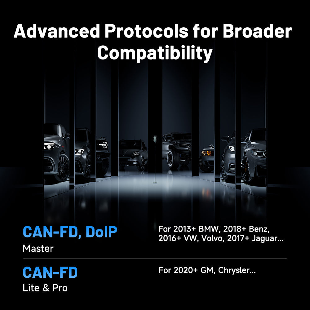Advanced protocols for broader vehicle compatibility