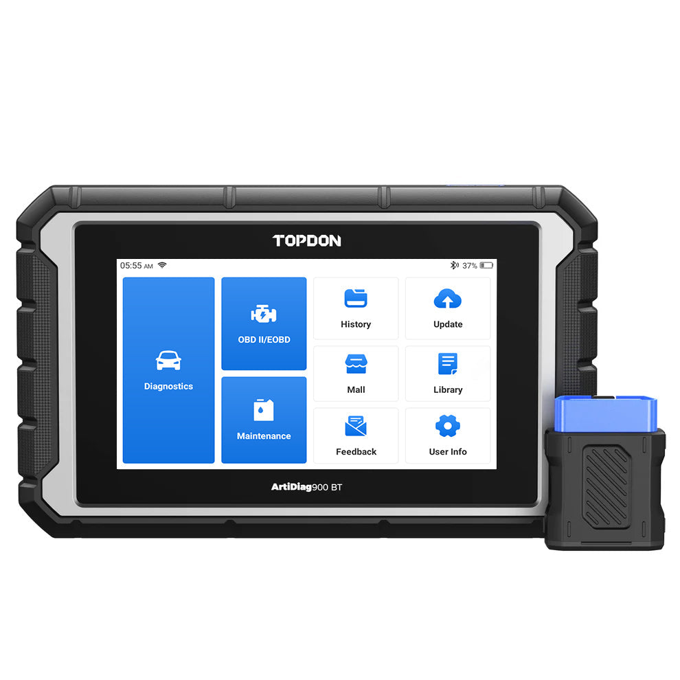 ArtiDiag900 BT diagnostic tool with screen and connector