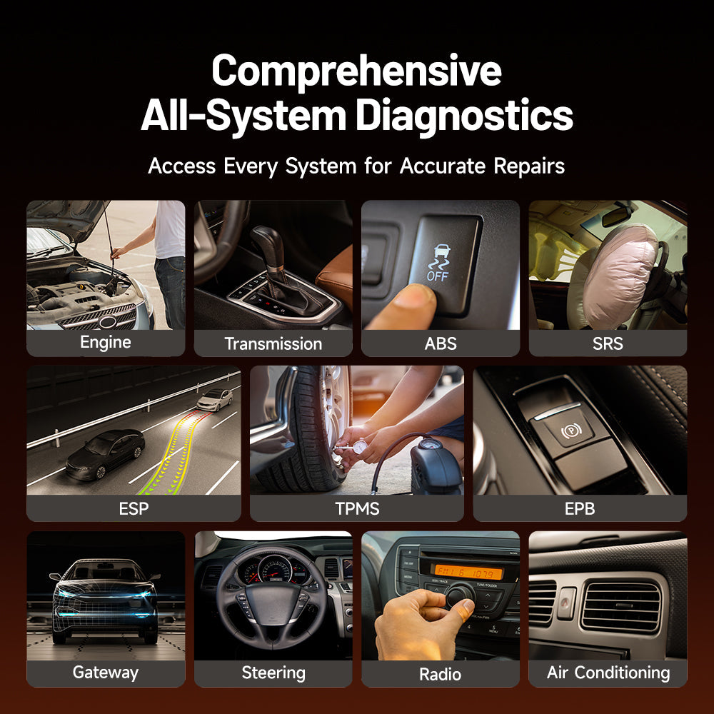 Comprehensive all-system diagnostics overview for vehicle repairs