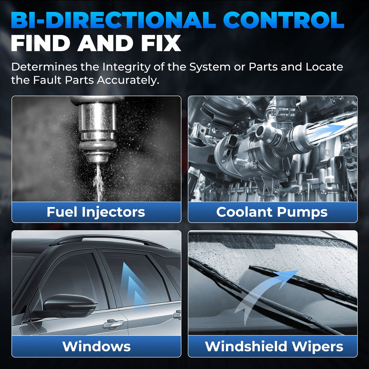Bi-directional control features of ArtiDiag Pro