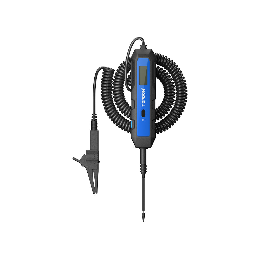 CT100 automotive circuit tester with coiled cable