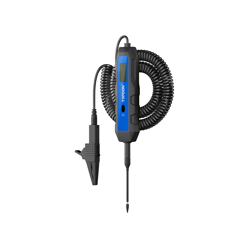CT100 automotive circuit tester with coiled cable
