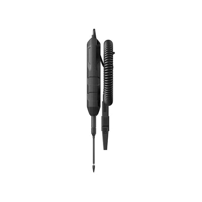 Side view of automotive circuit tester with clip