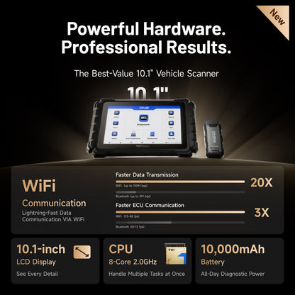 Product specifications for TOPDON ONE diagnostic tool