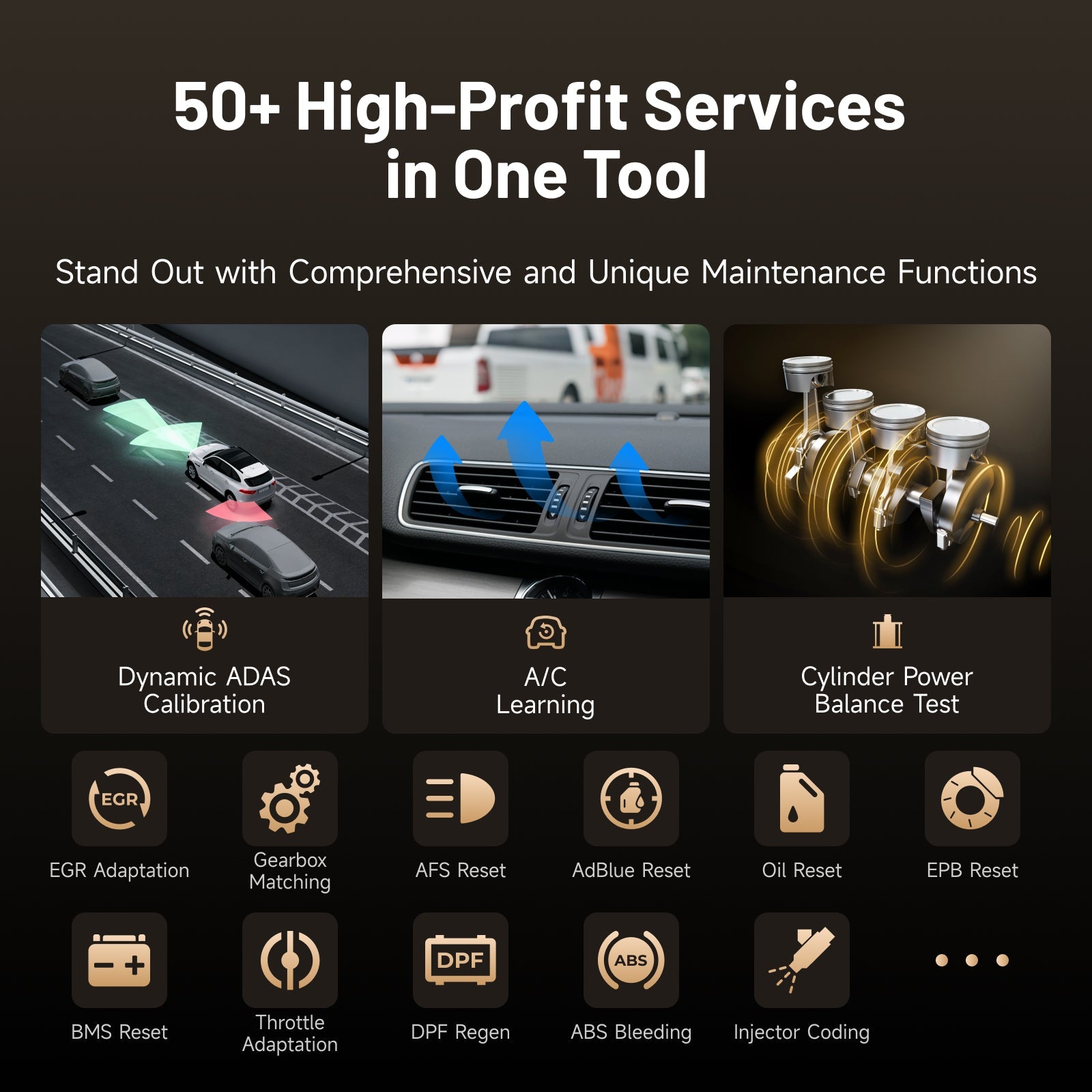 High-profit services offered by TOPDON ONE diagnostic tool