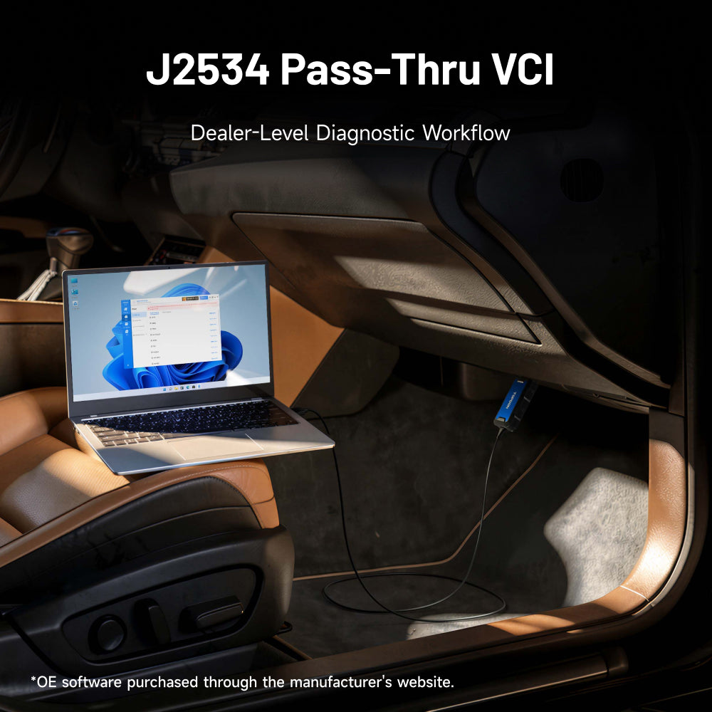 TOPDON ONE Plus J2534 Pass-Thru VCI setup