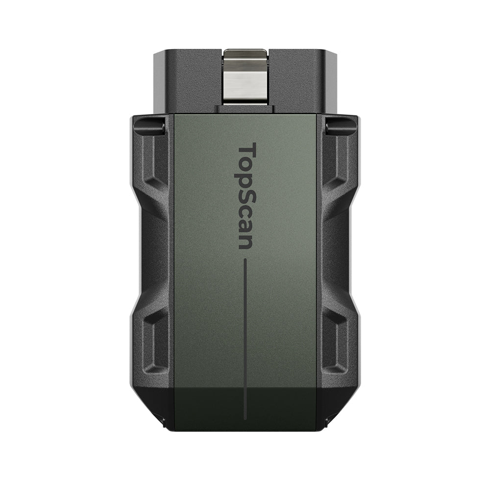 TopScan compact wireless diagnostic tool in black and green