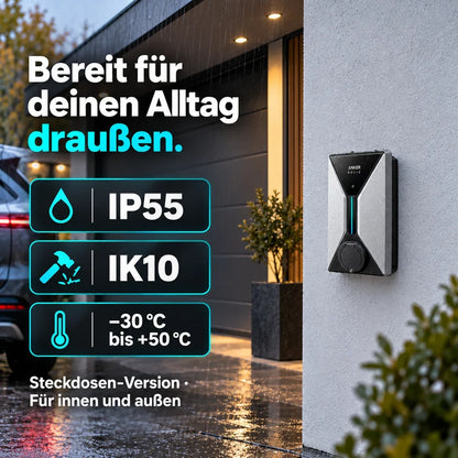 Anker SOLIX V1 Wallbox – 7,4 kW, Typ-2-Steckdose