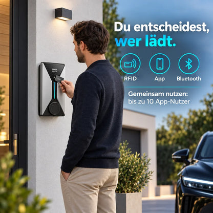 Anker SOLIX V1 Wallbox – 7,4 kW, Typ-2-Steckdose