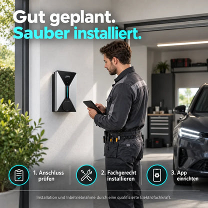 Anker SOLIX V1 Wallbox – 7,4 kW, Typ-2-Steckdose