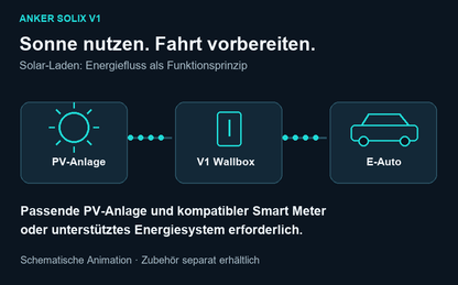 Anker SOLIX V1 Wallbox – 7,4 kW, Typ-2-Steckdose