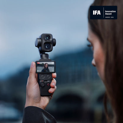 DJI Osmo Pocket 4P Vlog Combo – Dual-Kamera, 4K & 3-Achsen-Gimbal