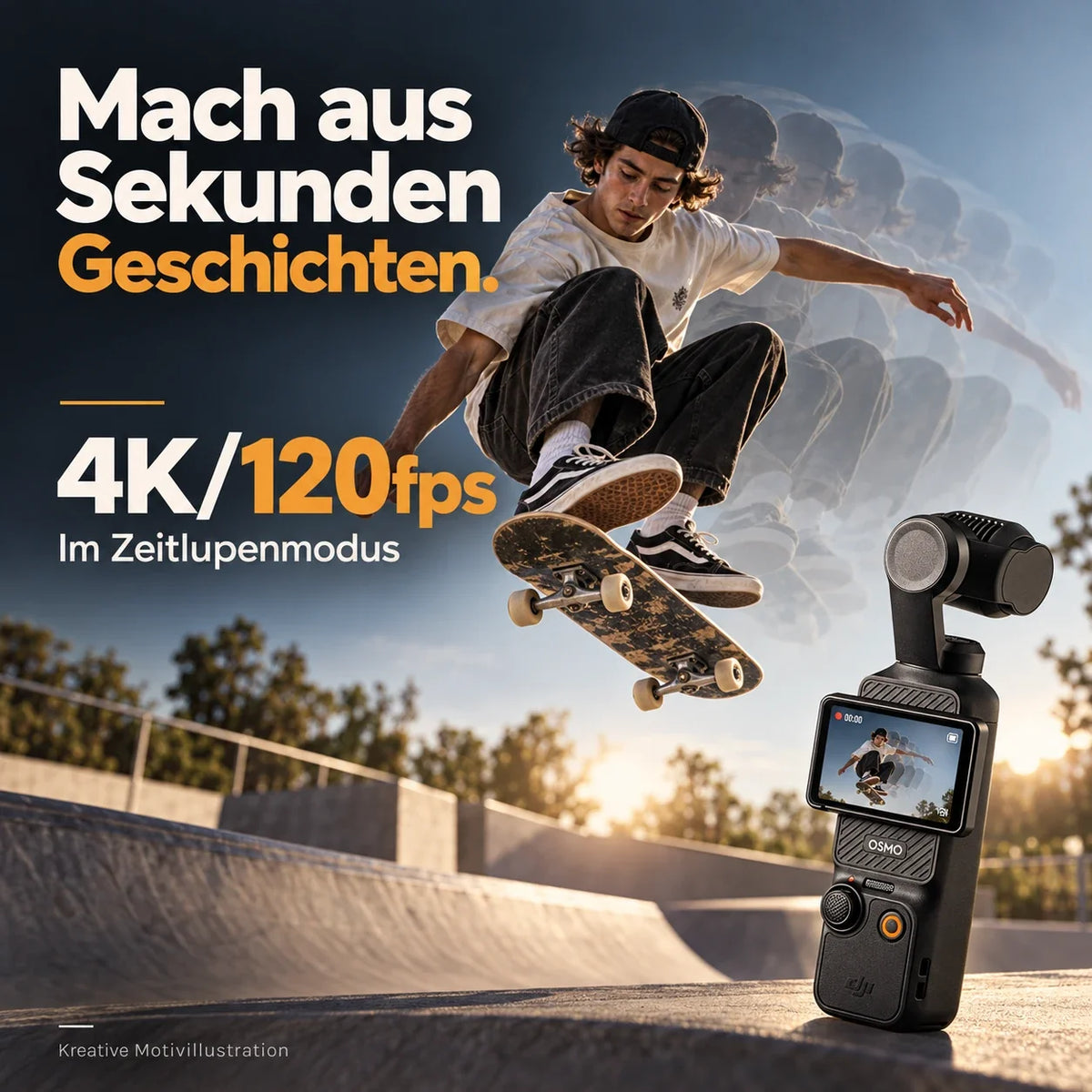 DJI Osmo Pocket 3 – 1-Zoll-Gimbal-Kamera | Standard & Creator Combo