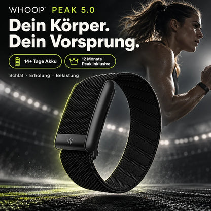 WHOOP Peak 5.0 – Fitness- & Gesundheitstracker inkl. 12 Monate Peak