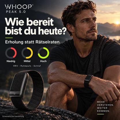 WHOOP Peak 5.0 – Fitness- & Gesundheitstracker inkl. 12 Monate Peak